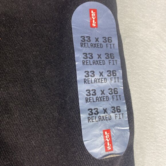 VTG 90's Levis 550 Jeans  Zip Mens 33 x36 Relaxed Fit Classic‎ Black Y2K NWT - Picture 13 of 13